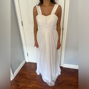 Elegant White Evening Gown